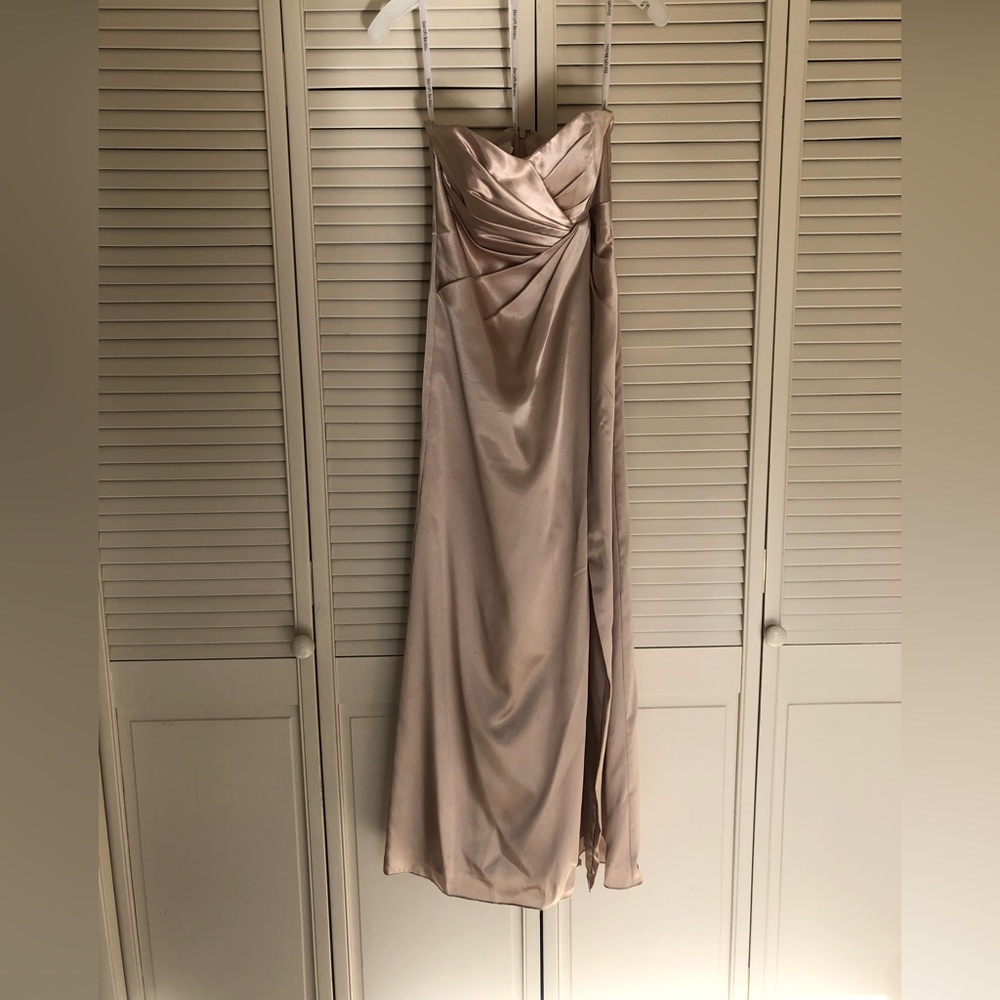 Stunning champagne prom dress